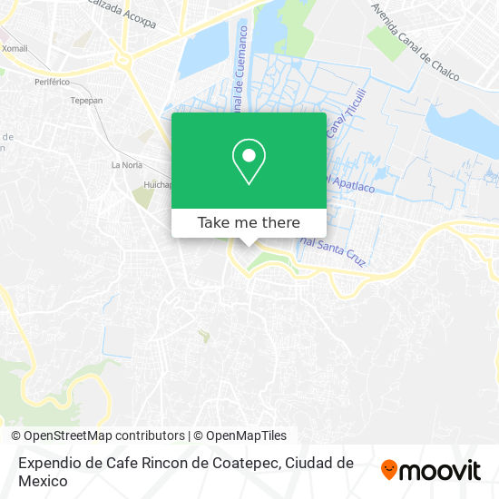 Expendio de Cafe Rincon de Coatepec map