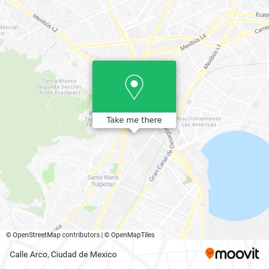 Calle Arco map