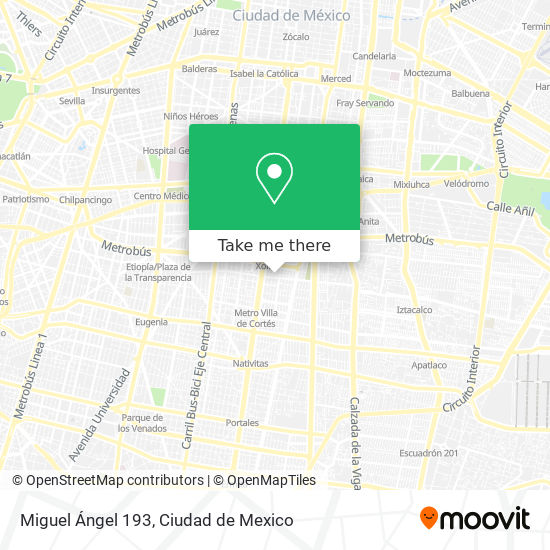 Miguel Ángel 193 map