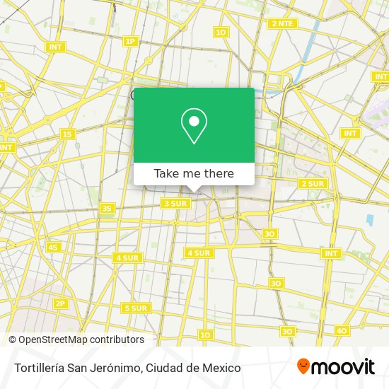 Tortillería San Jerónimo map