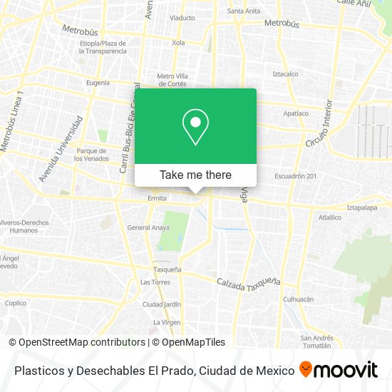 Plasticos y Desechables El Prado map