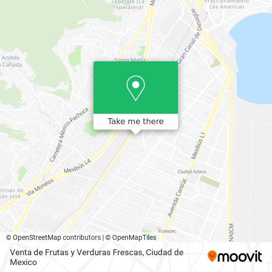 Venta de Frutas y Verduras Frescas map