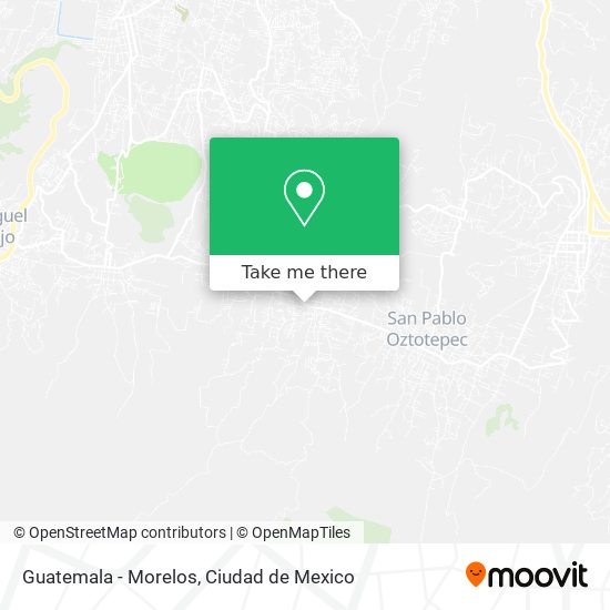 Guatemala - Morelos map