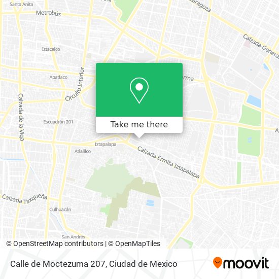 Calle de Moctezuma 207 map