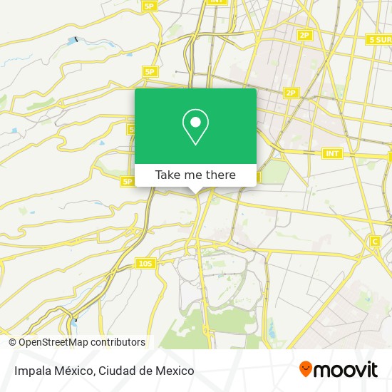 Impala México map