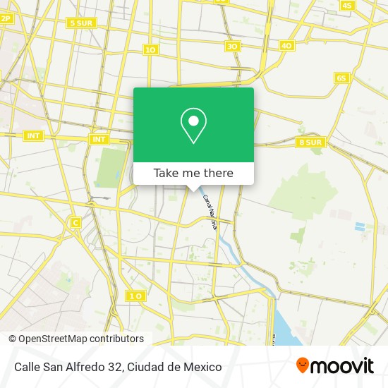 Calle San Alfredo 32 map