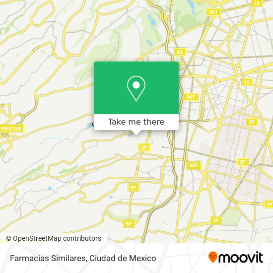 Farmacias Similares map