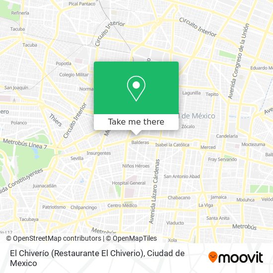 El Chiverío (Restaurante El Chiverio) map