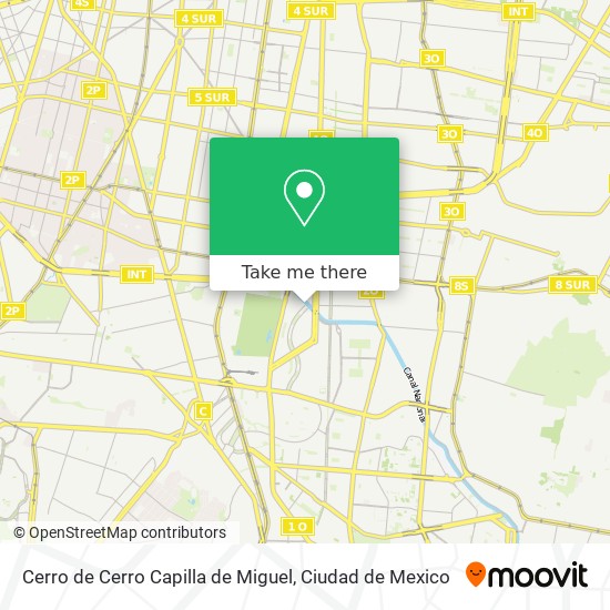 Cerro de Cerro Capilla de Miguel map