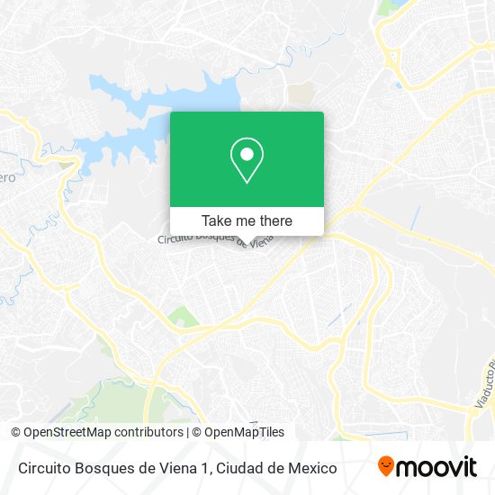 Circuito Bosques de Viena 1, Bosques del Lago map