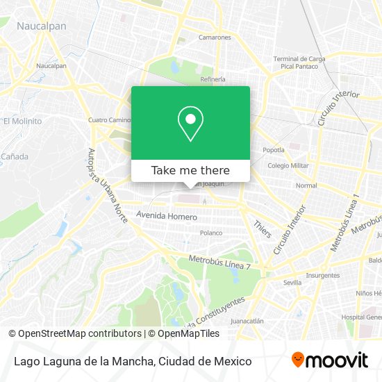 Lago Laguna de la Mancha map