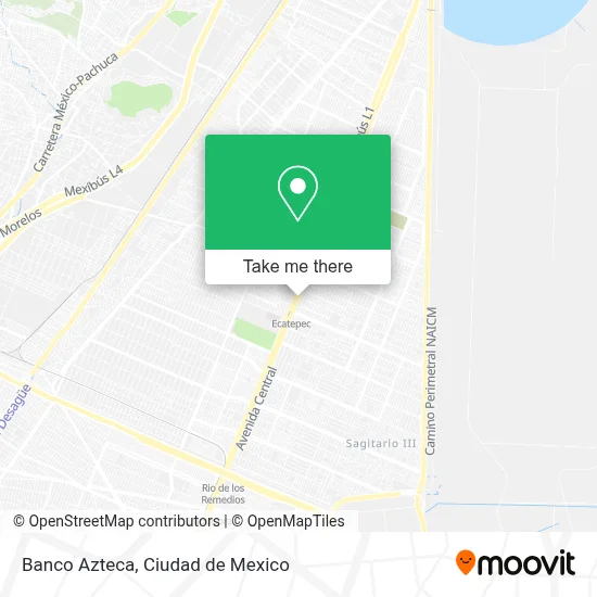 Banco Azteca map