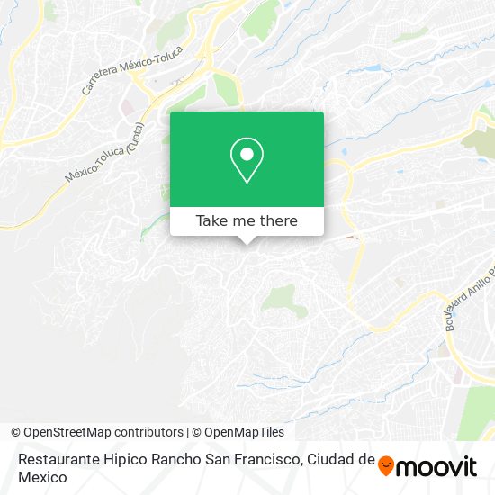 Restaurante Hipico Rancho San Francisco map