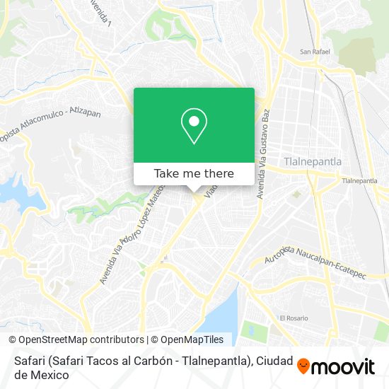 Safari (Safari Tacos al Carbón - Tlalnepantla) map
