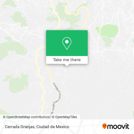 Cerrada Granjas map
