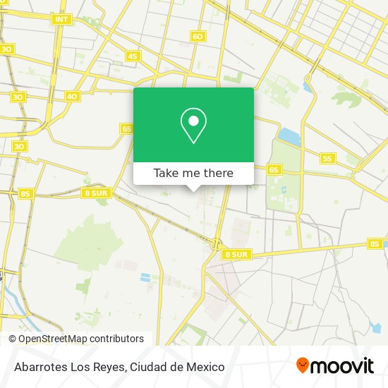 Mapa de Abarrotes Los Reyes