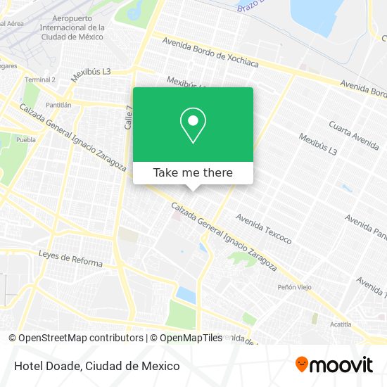 Hotel Doade map