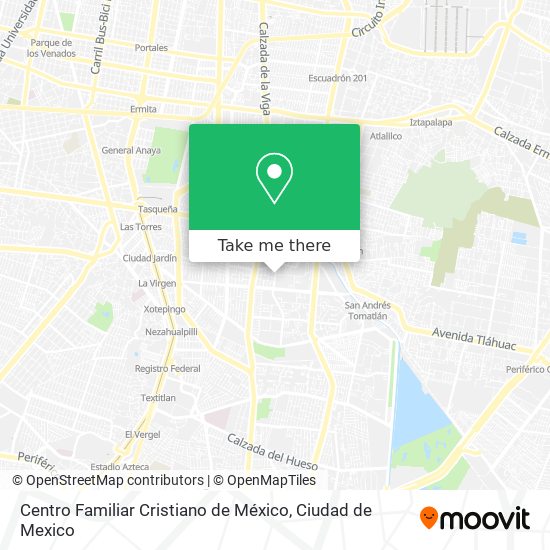 Centro Familiar Cristiano de México map