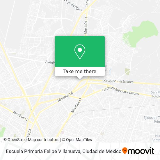 Escuela Primaria Felipe Villanueva map