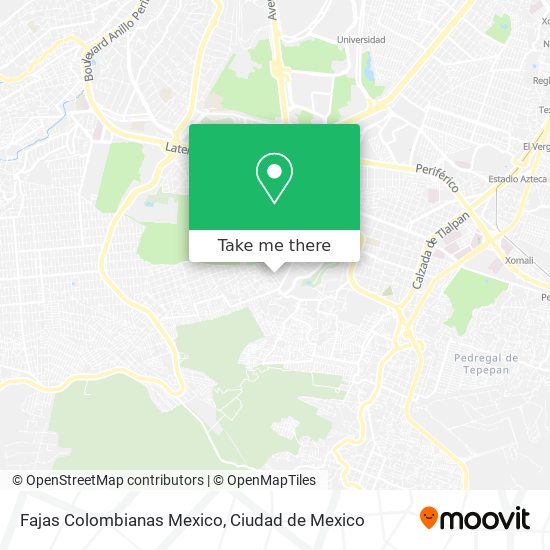 Fajas Colombianas Mexico map