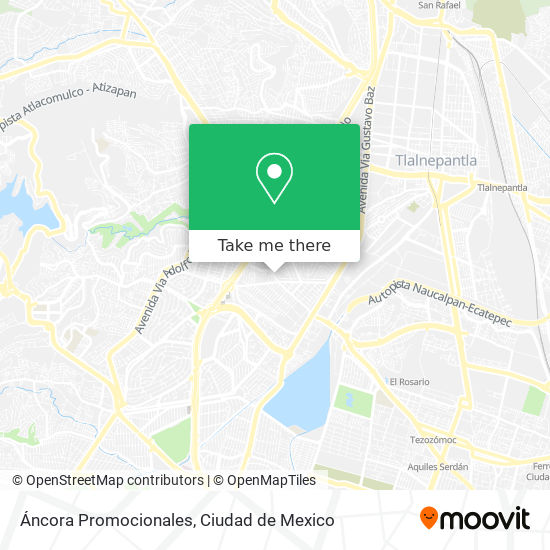 Áncora Promocionales map