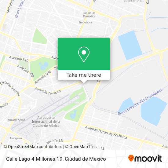 Calle Lago 4 Millones 19 map