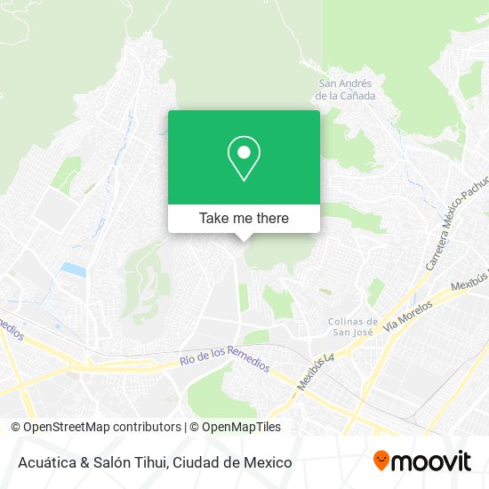 Mapa de Acuática & Salón Tihui