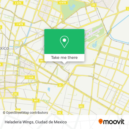 Heladeria Wings map