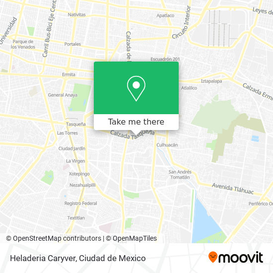 Heladeria Caryver map