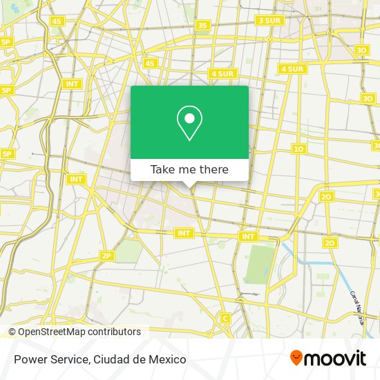 Mapa de Power Service