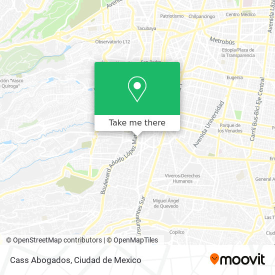 Cass Abogados map