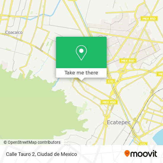 Calle Tauro 2 map