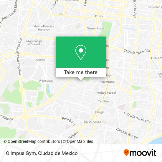 Mapa de Olimpus Gym