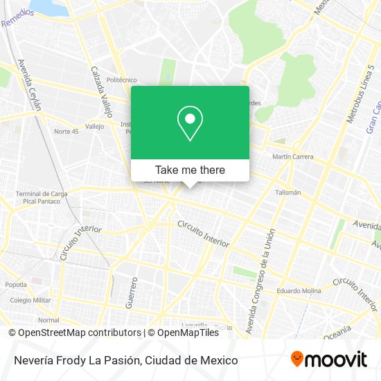 Nevería Frody La Pasión map