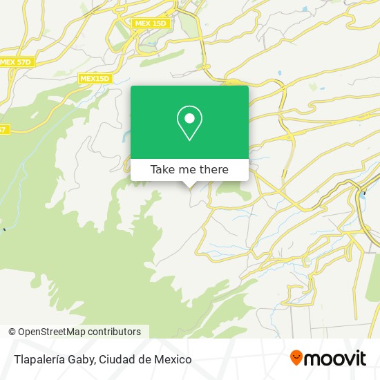 Mapa de Tlapalería Gaby