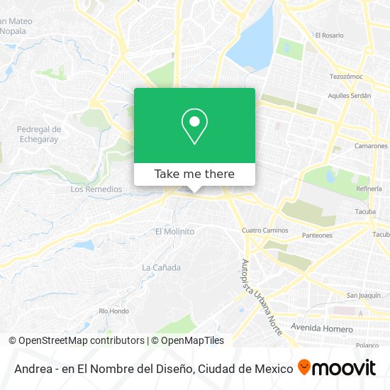 Andrea - en El Nombre del Diseño map