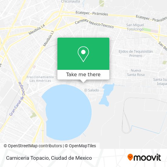 Carniceria Topacio map