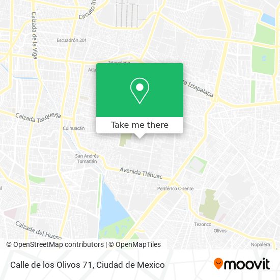 Calle de los Olivos 71 map