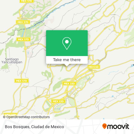 Bos Bosques map