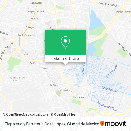 Tlapalería y Ferretería Casa López map