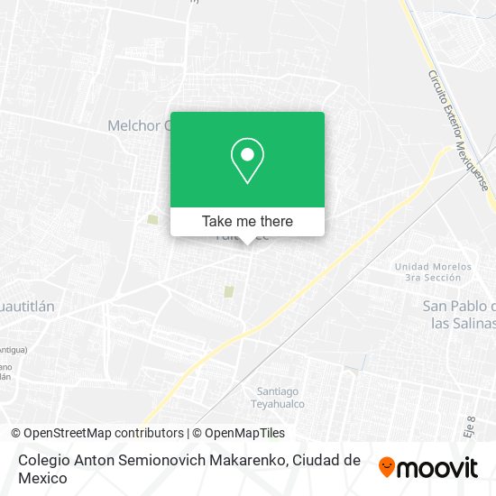 Colegio Anton Semionovich Makarenko map