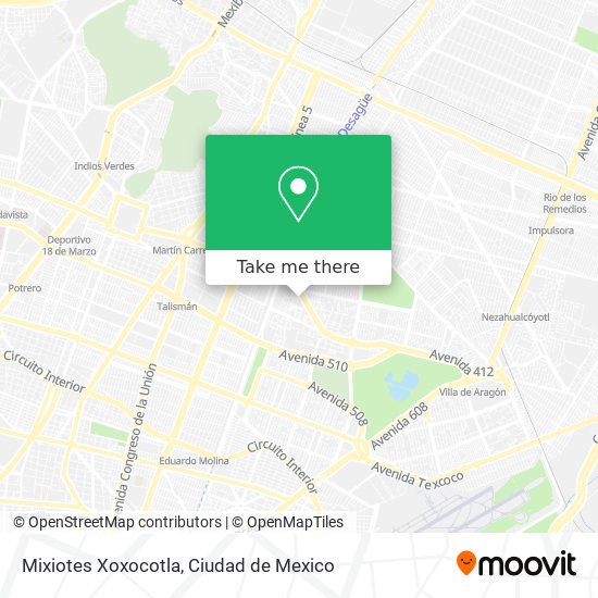 Mixiotes Xoxocotla map