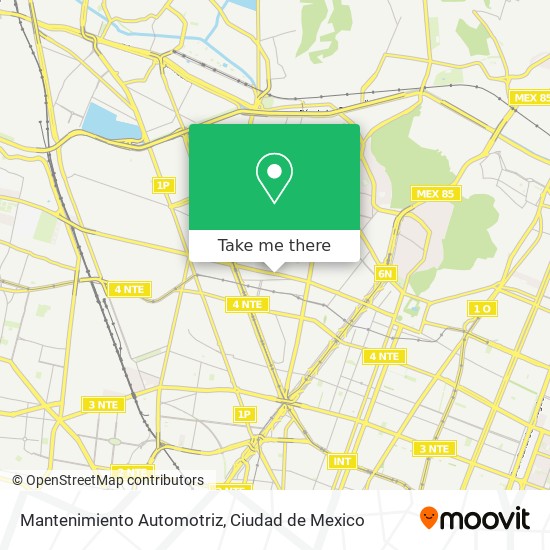 Mantenimiento Automotriz map