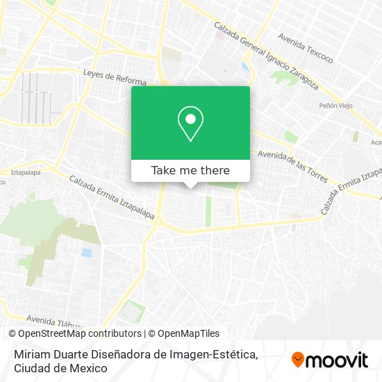 Mapa de Miriam Duarte Diseñadora de Imagen-Estética