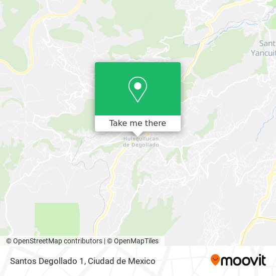 Santos Degollado 1 map