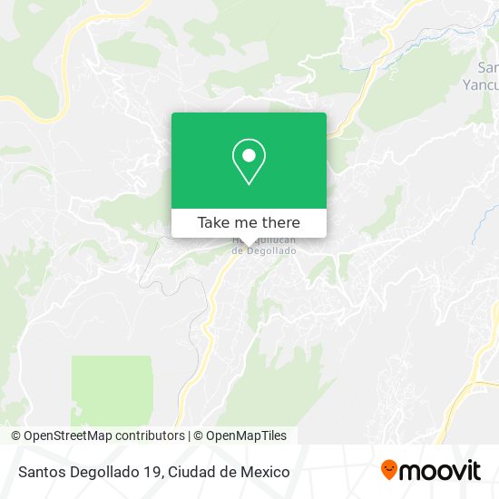 Santos Degollado 19 map