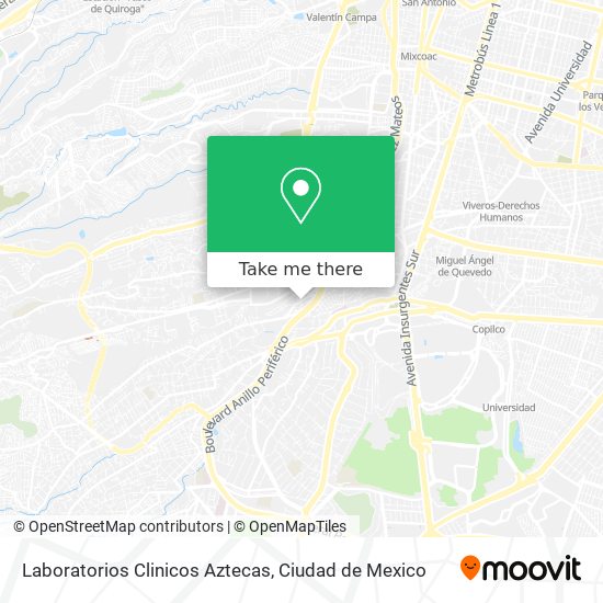 Laboratorios Clinicos Aztecas map