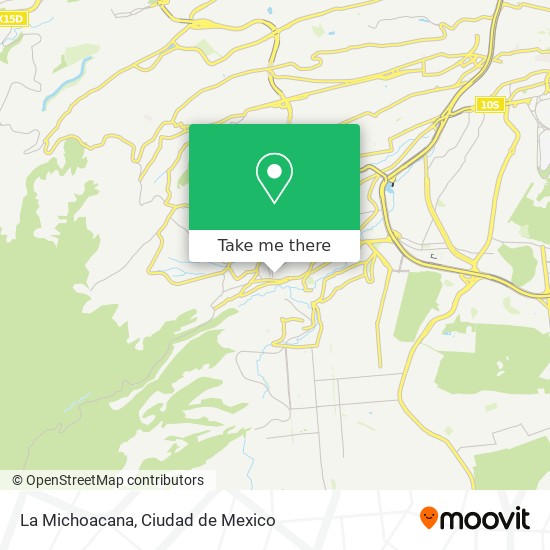 Mapa de La Michoacana