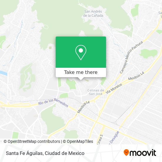 Santa Fe Águilas map