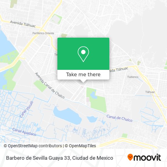 Barbero de Sevilla Guaya 33 map